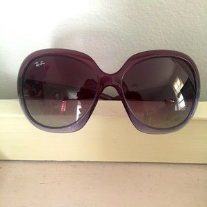 Ray-Ban Jackie OHH II sunglasses! Purple Ombré EUC